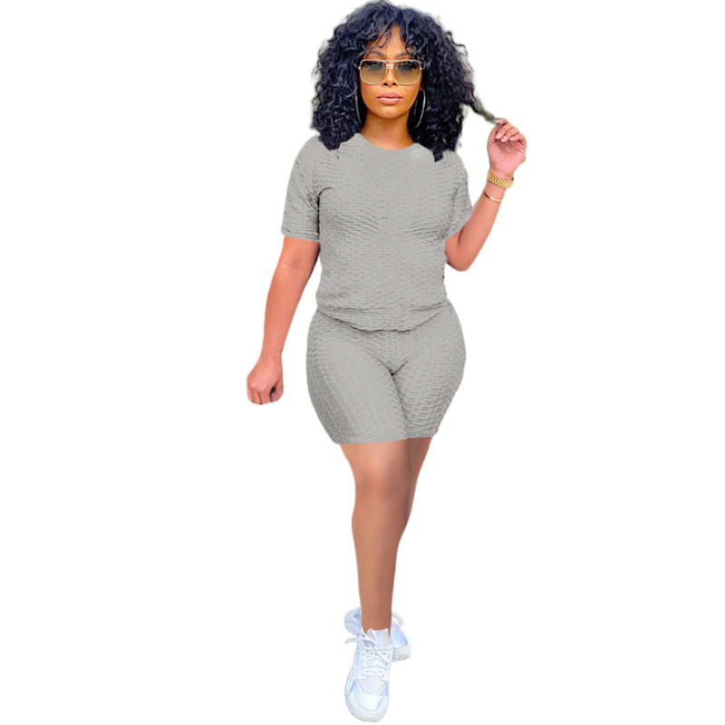 2021 antibacteriano de boa qualidade 2 peças conjunto camisa de ioga calções jogger calças curtas fato de ginástica tops roupa desportiva