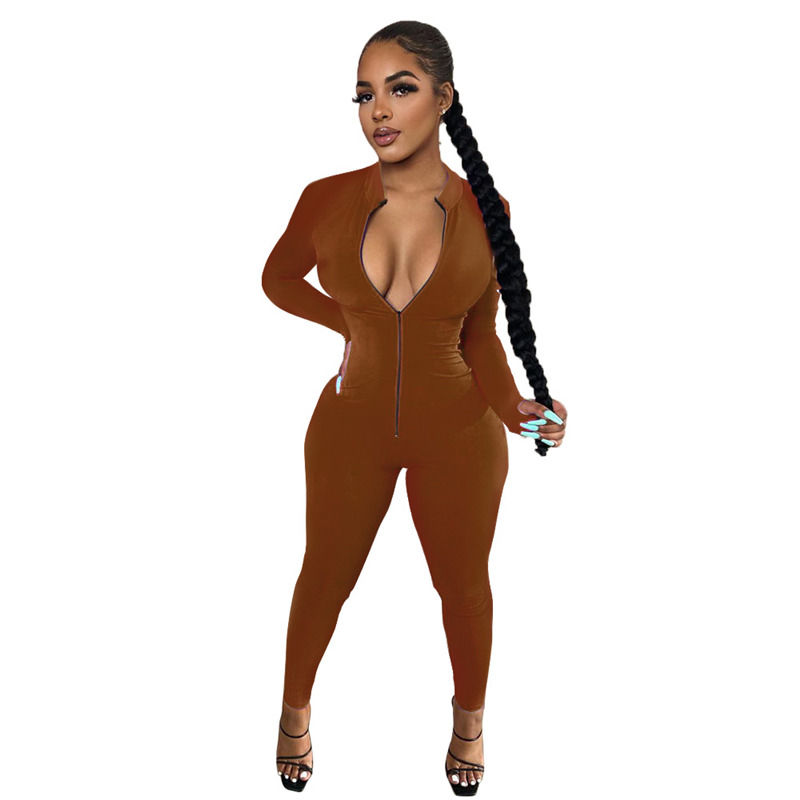 Novos Antibacterial Drop Spring One-Piece Set Equipes Vestuário Desportivo Traje de longa manga Calças de fecho Overalls