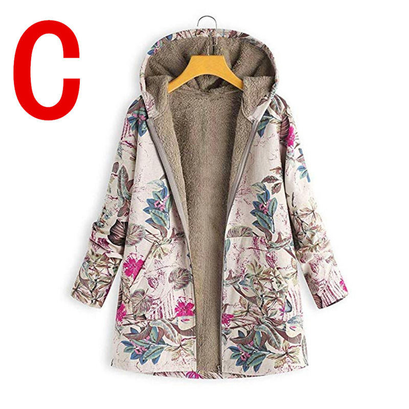 Impermeável, pronto para ser enviado, algodão e capuz de chapéu quente, de lã, de lona, casaco de inverno para mulheres.